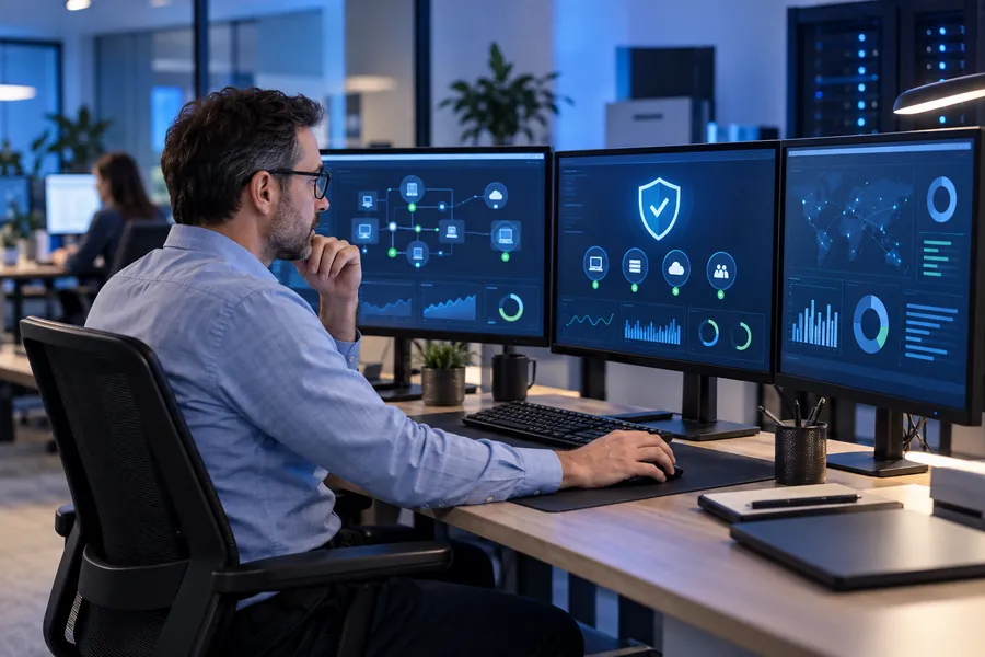 Supervisión y seguridad informática empresarial
