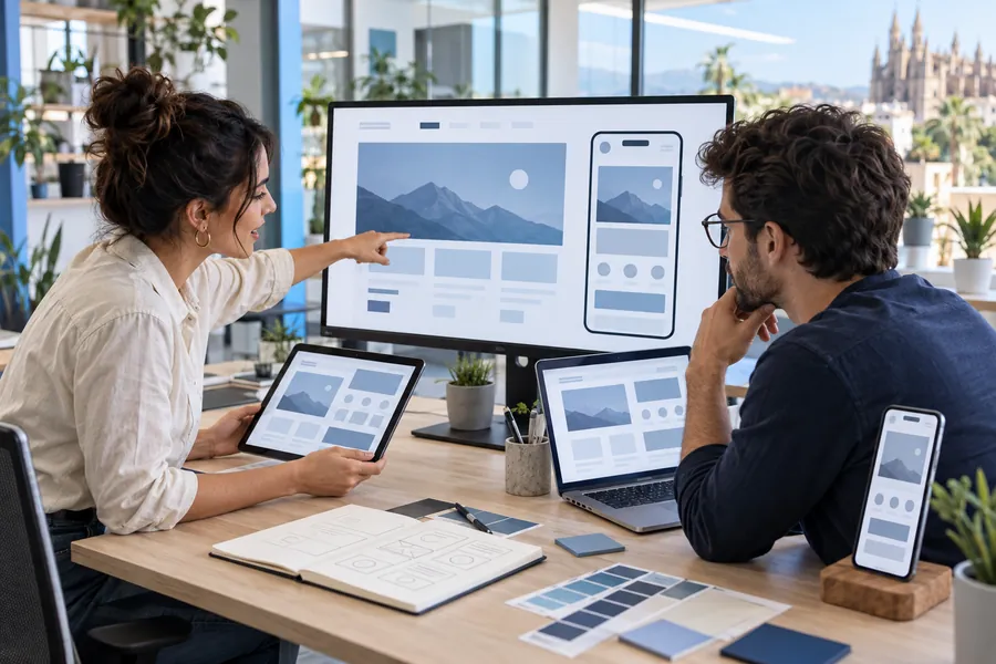 Diseño responsive de una web y una aplicación